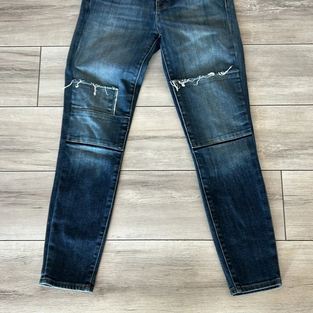 J Brand Jasper Patched mid rise capri jeans size 25